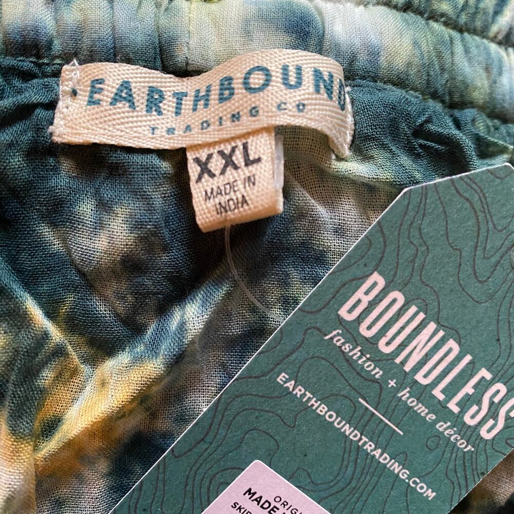 Earthbound Trading Tie Dye Crochet Maxi Skirt Size XXL Boho New With Tag - Picture 4 of 10